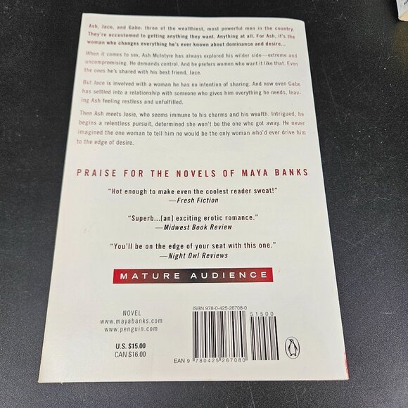 Maya Banks Book Paperback Reader Breathless Series Her Pleasure Fiction Lot 4 - Picture 7 of 13